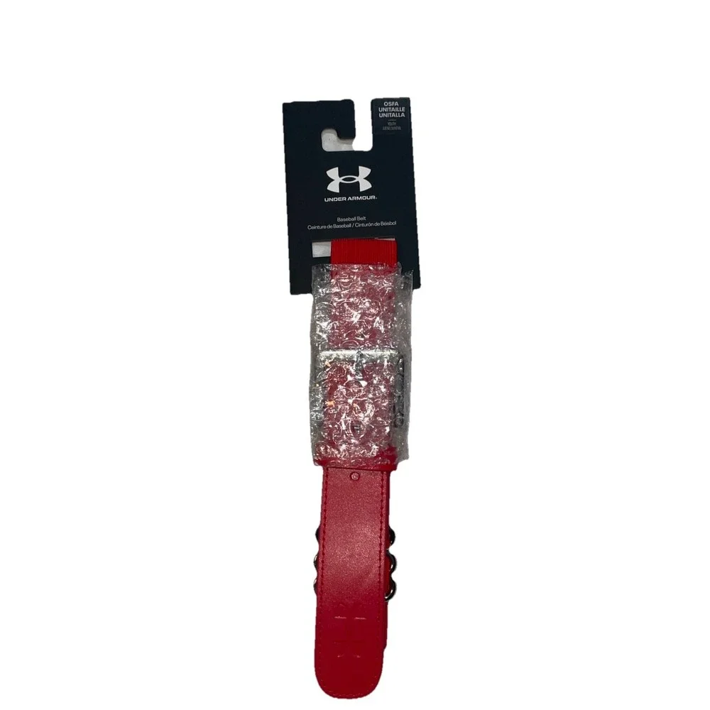 Under Armour Youth Boys Adjustable Baseball Belt Fits Up to 36